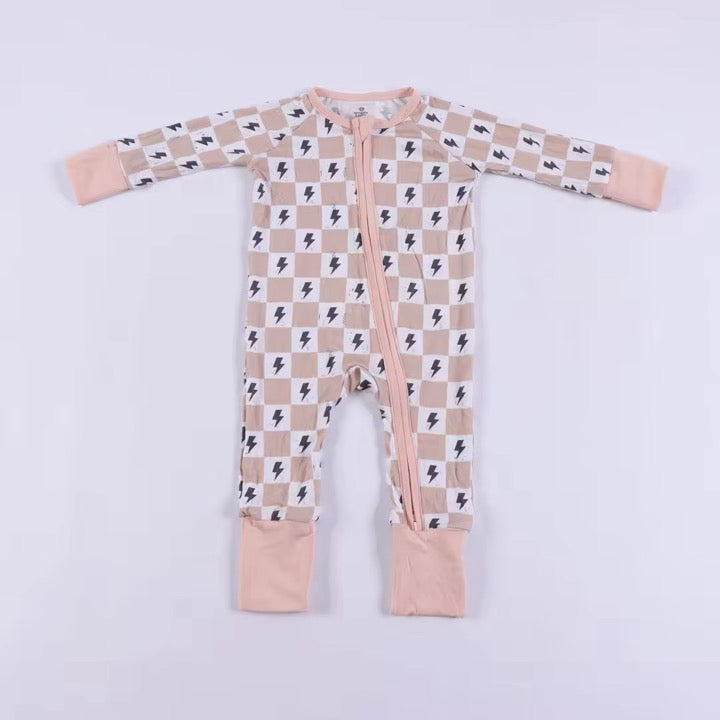 Stormy Check Convertible Romper