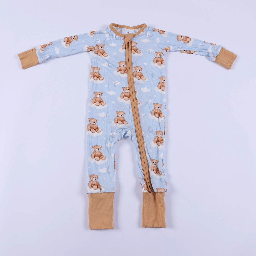 Sweet Dreams Teddy (blue) Convertible Romper