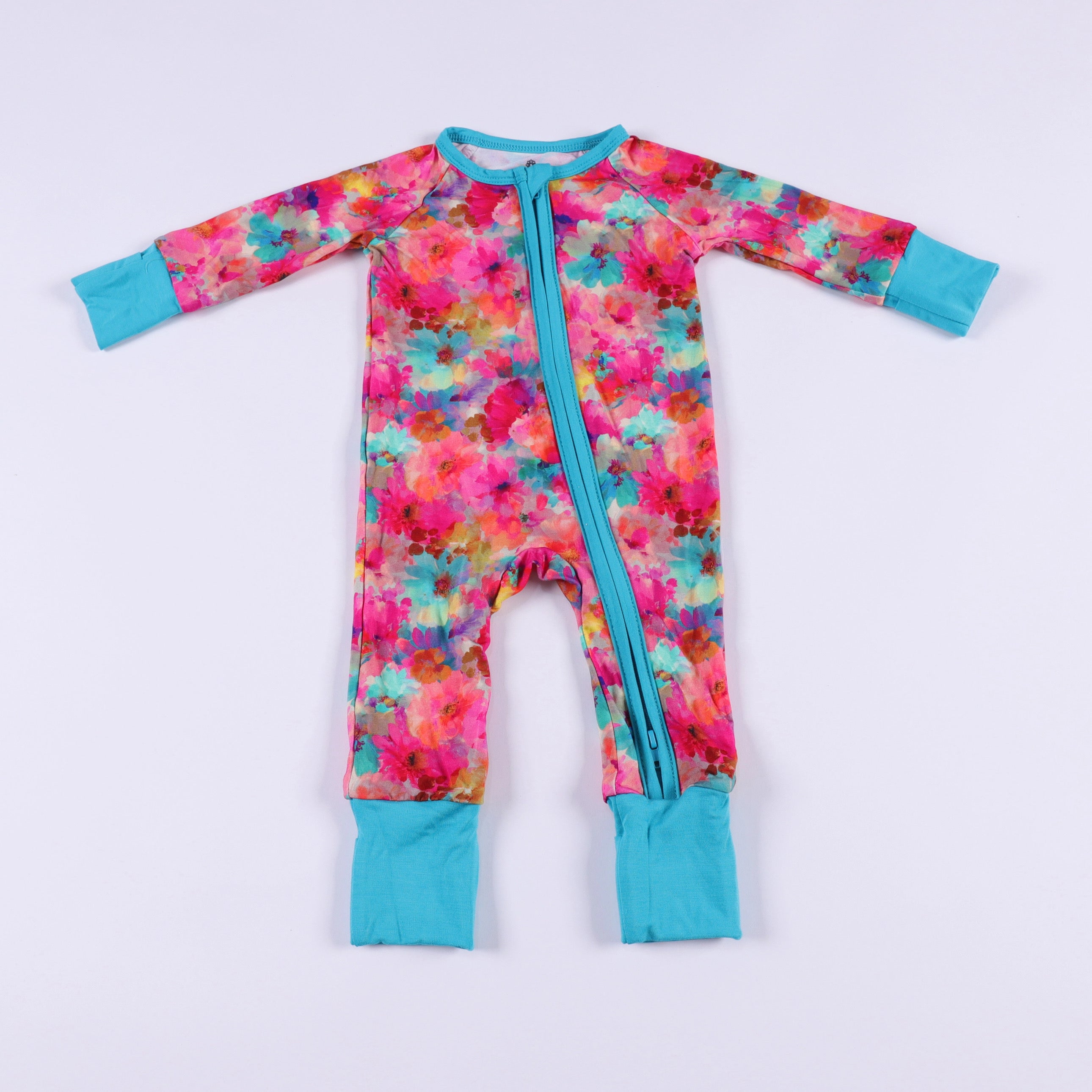 Watercolor Blooms Convertible Romper