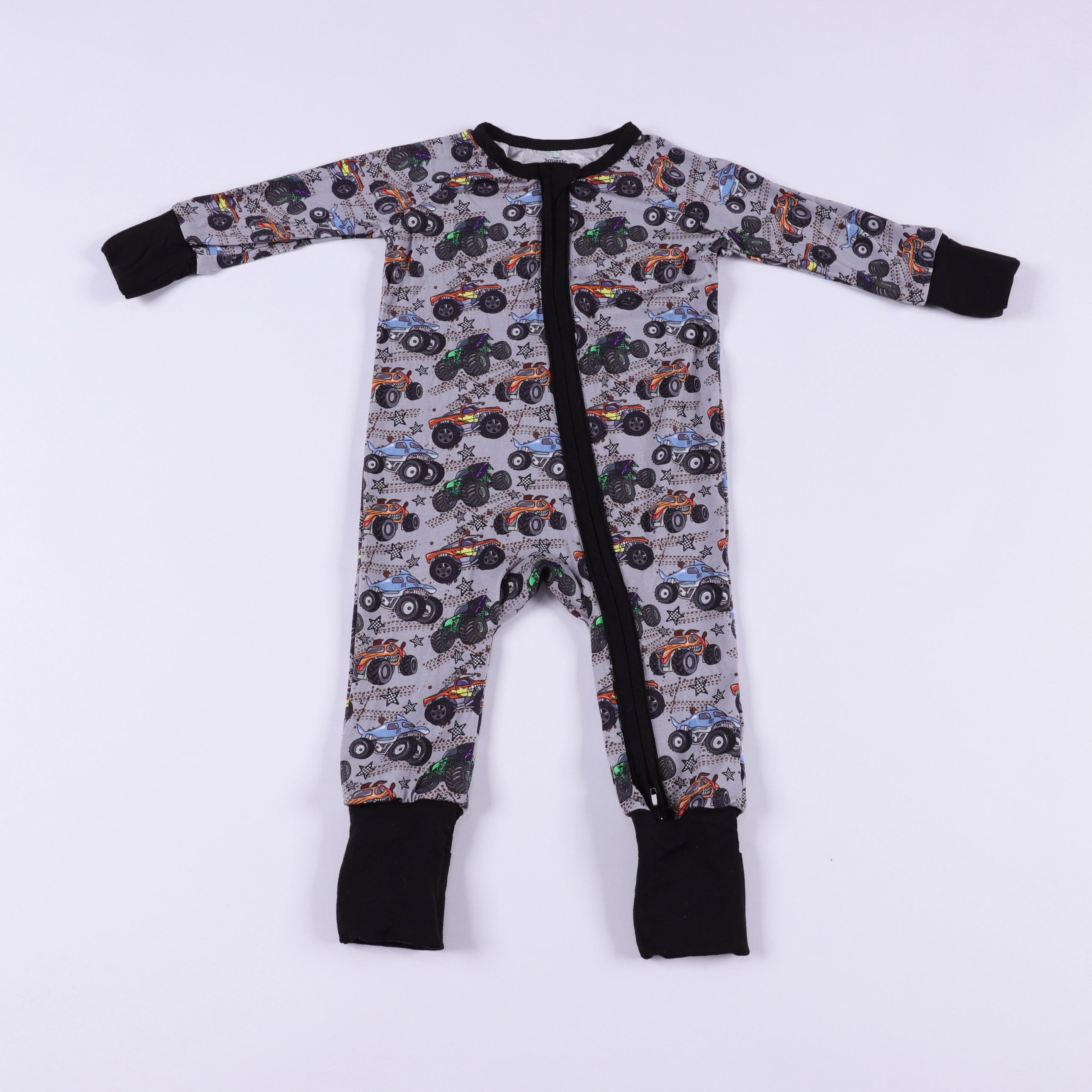 Midnight Monster Jam Convertible Romper