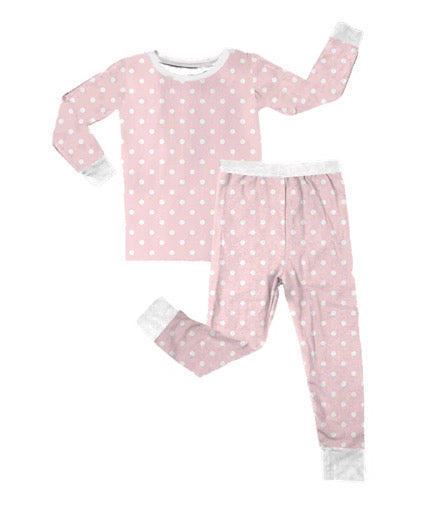 Pink Polka Dot 2 Piece Set